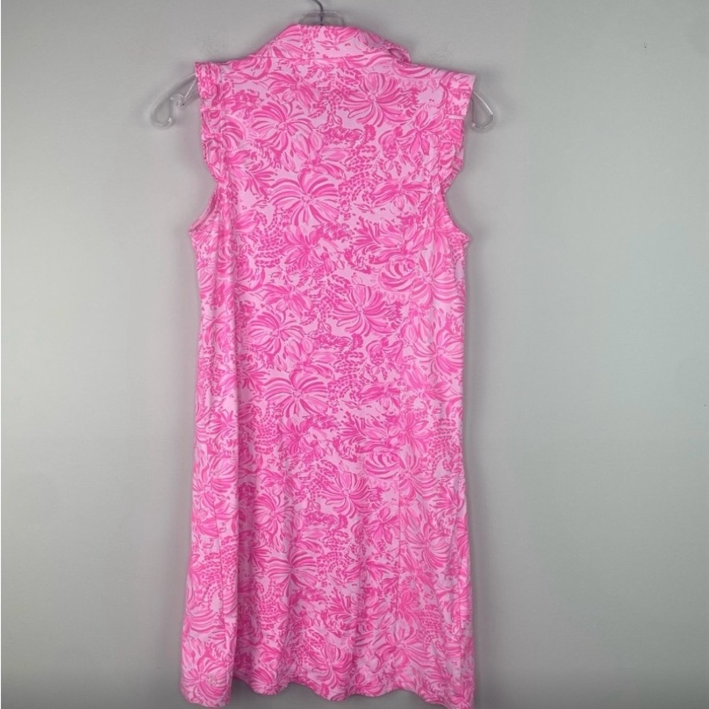 NWOT Lilly Pulitzer UPF 50+ Luxletic Silvia Dress Pink Blossoms Size Small - Picture 4 of 11